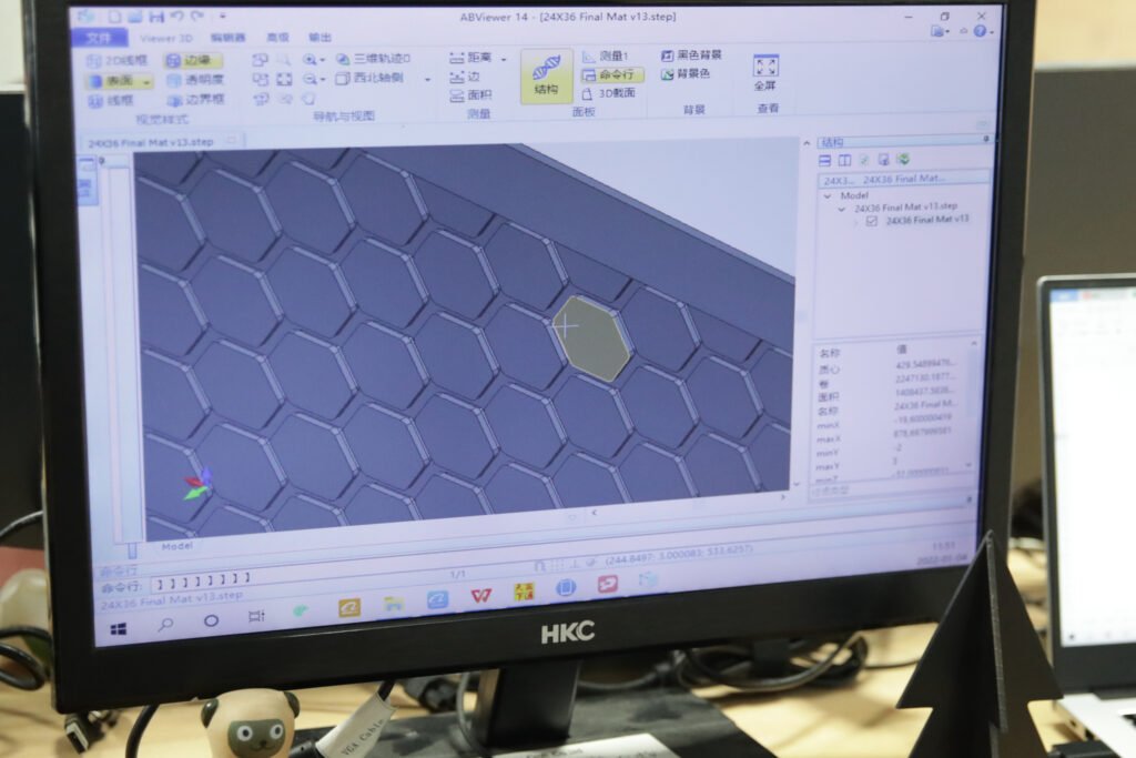 The design process of the bar mat