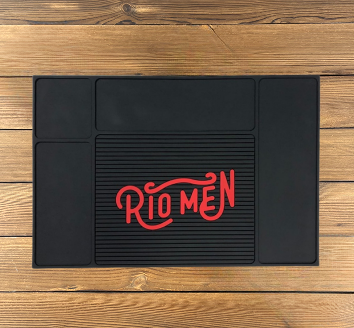 salon barber black mat