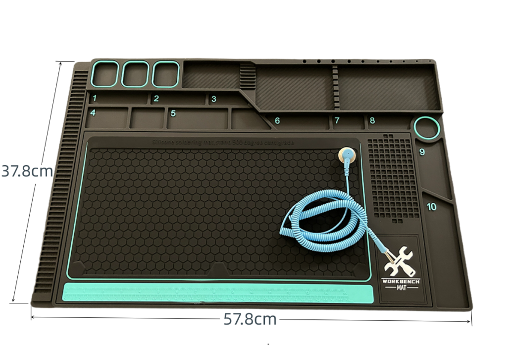 mobile repairing magnetic mat with bracelet