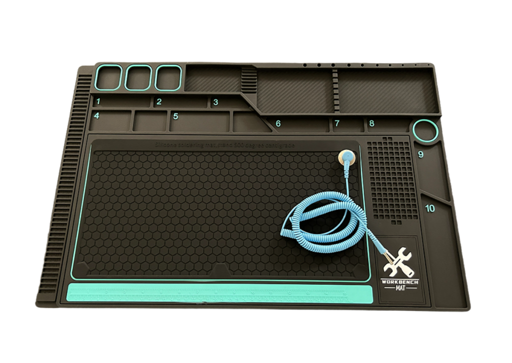 large rubber work mat