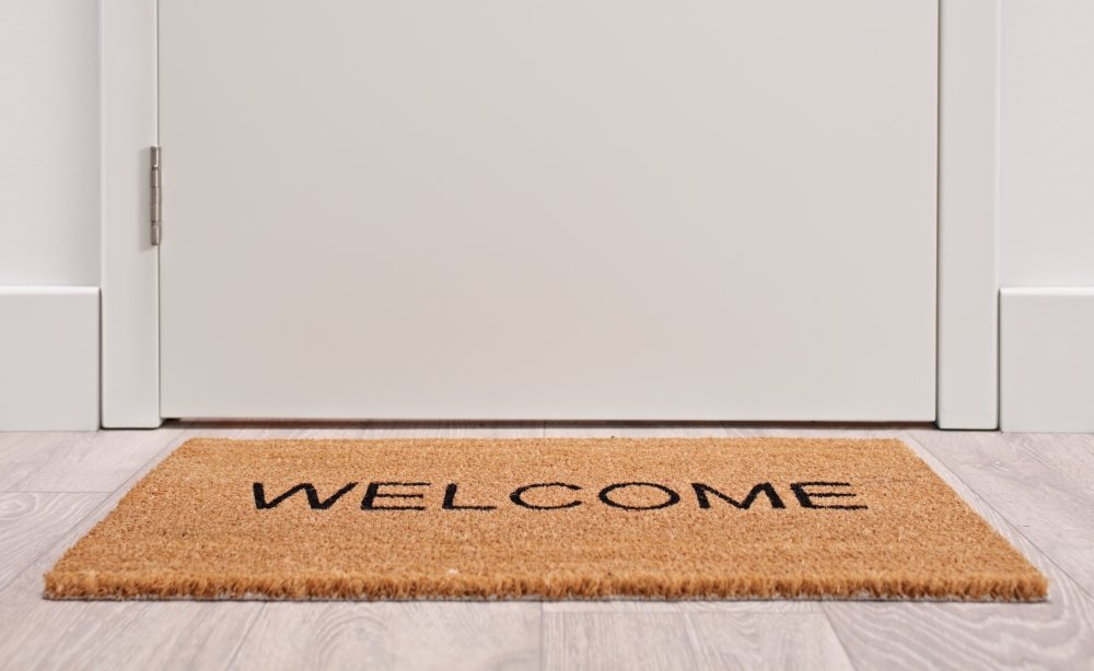 Printed Logo Low Price Front Door Carpet