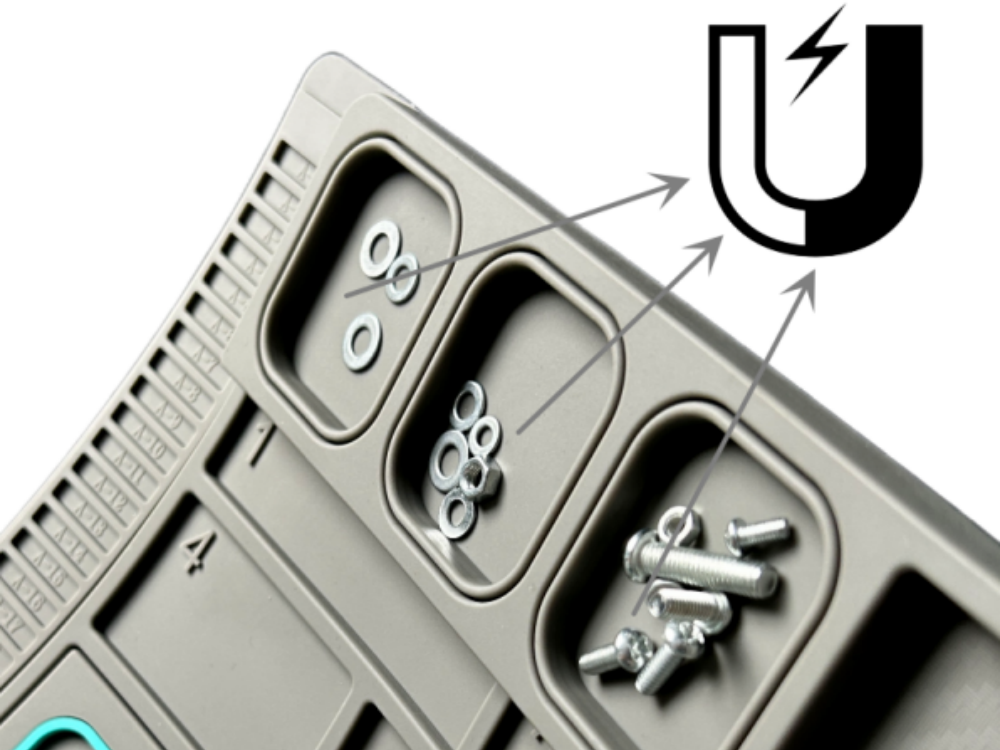 mobile phone repair mat with magnetic