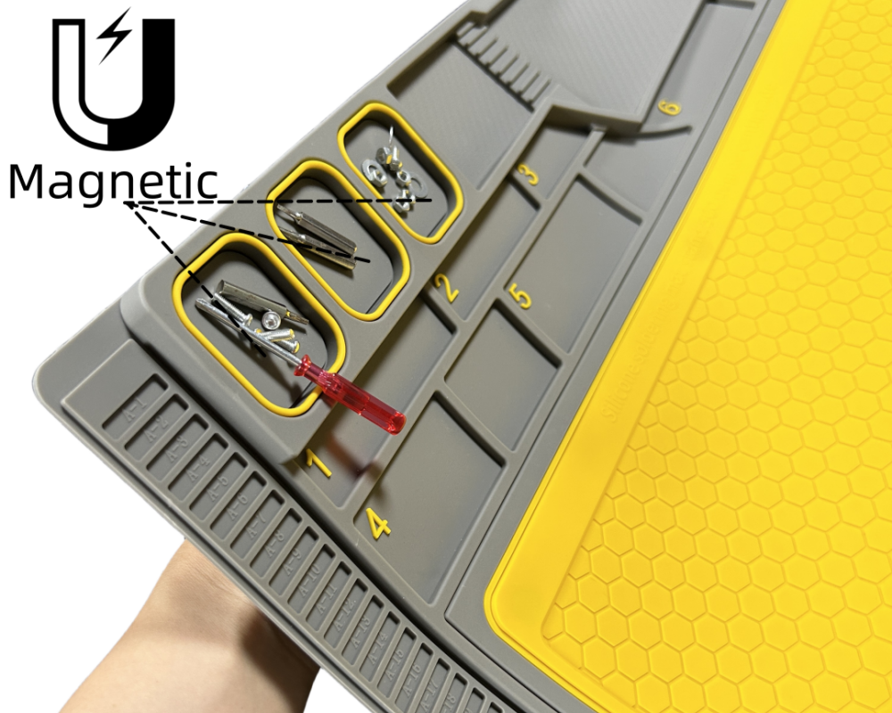 soldering mat with magnetic