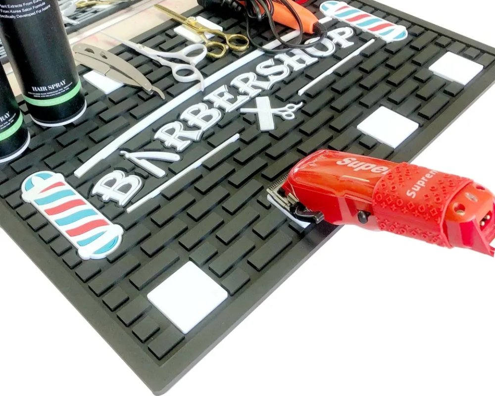 pvc barber mats with magnetic