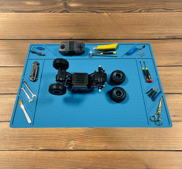 blue repair drone pads