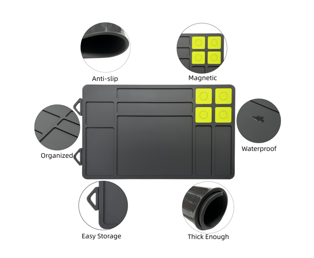 Features of gun mats