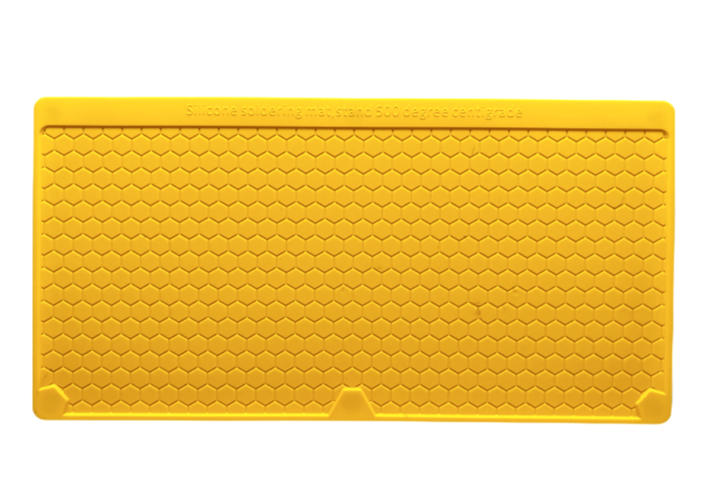 yellow soldering mats