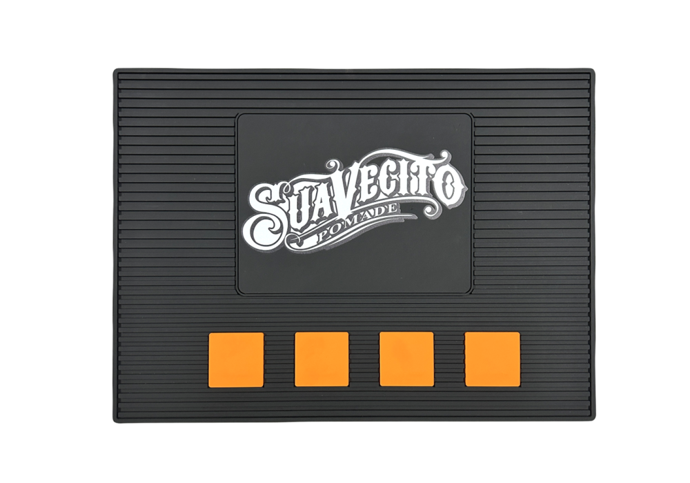 barber magnet mat with logo