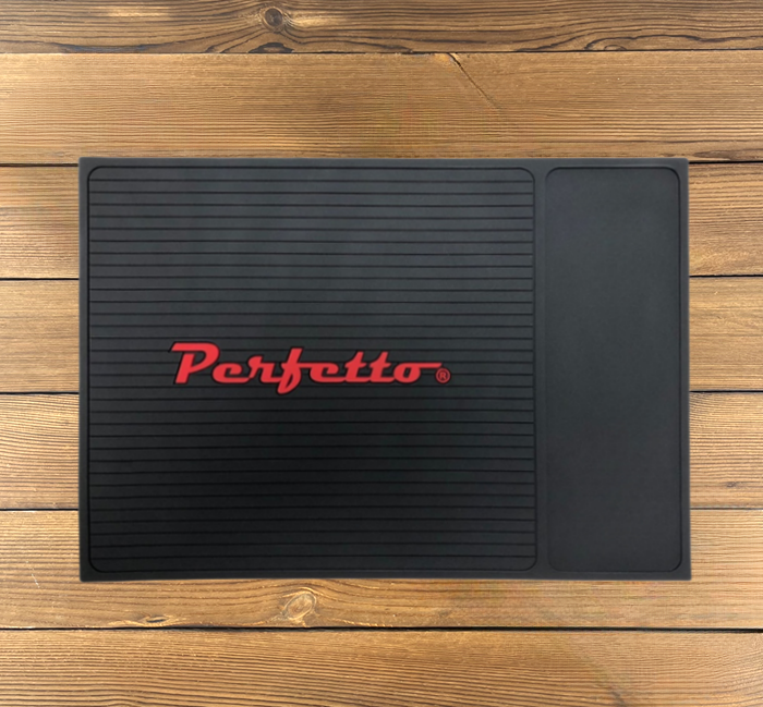 black barber mat without logo