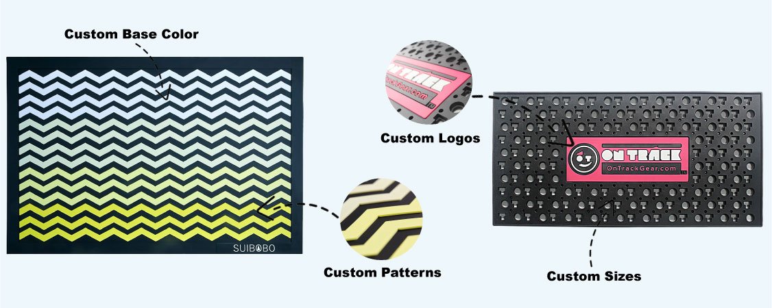 custom flooring mats