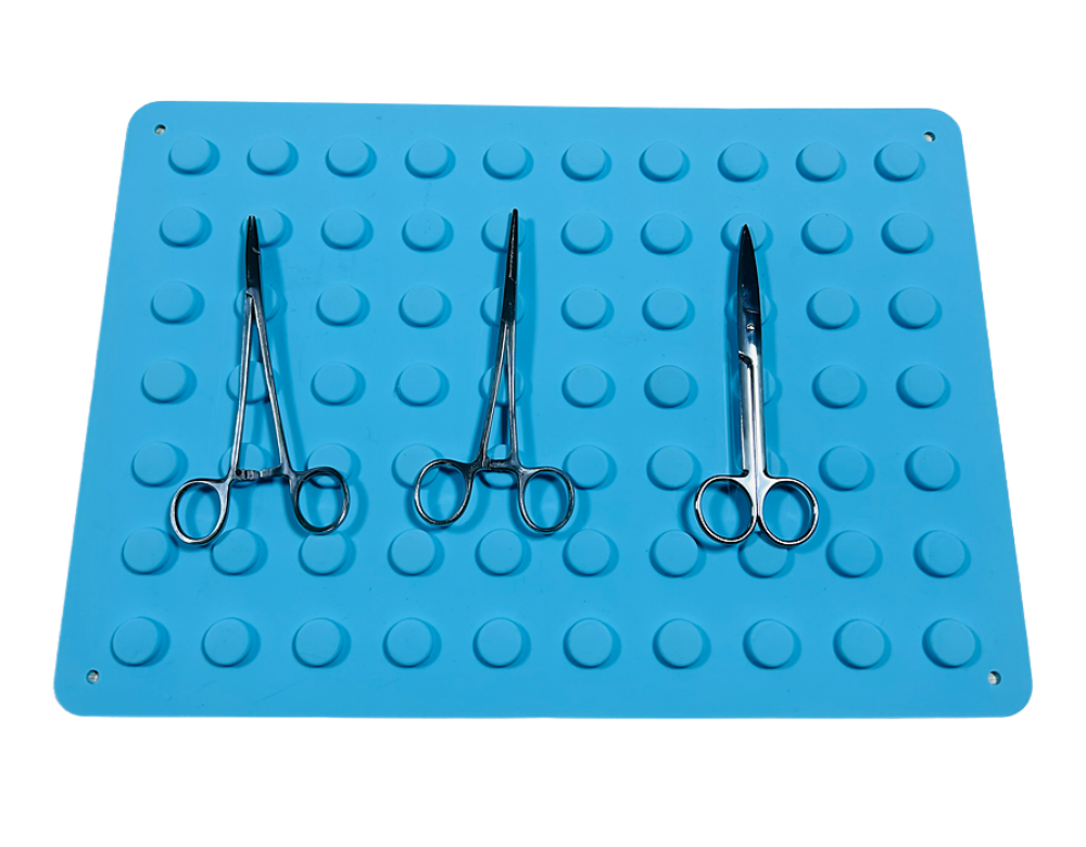 blue magnetic mats