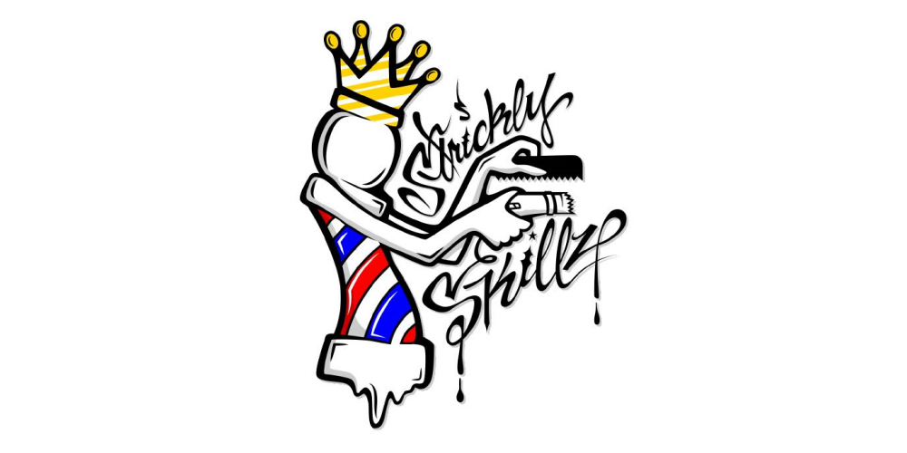 unspecified barber mat logo design draft