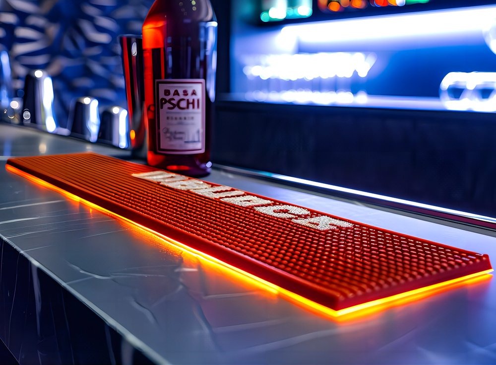 bar rail mat