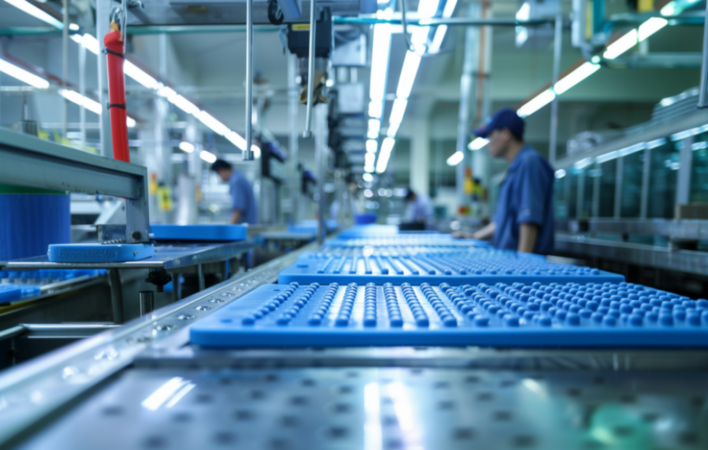 Bar mat production line